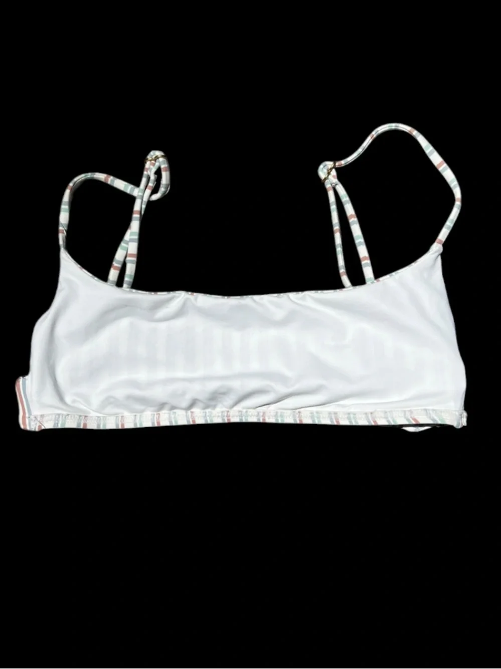 🌻NEW w/tag L*Space x Bella Tilley Piper Striped Bikini Top Swim Top Size XS